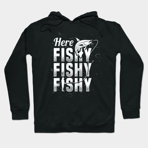 Here Fishy Fishy Fishy Hoodie by CreativeSalek